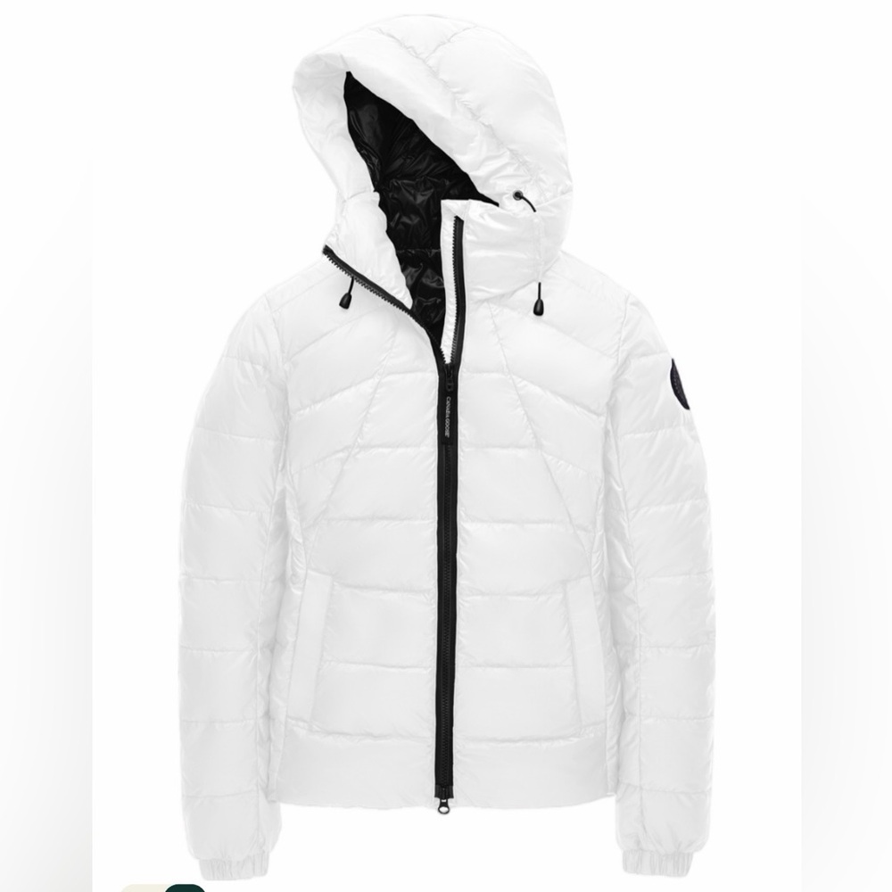 Canada Goose Women's White Puffer Jacket